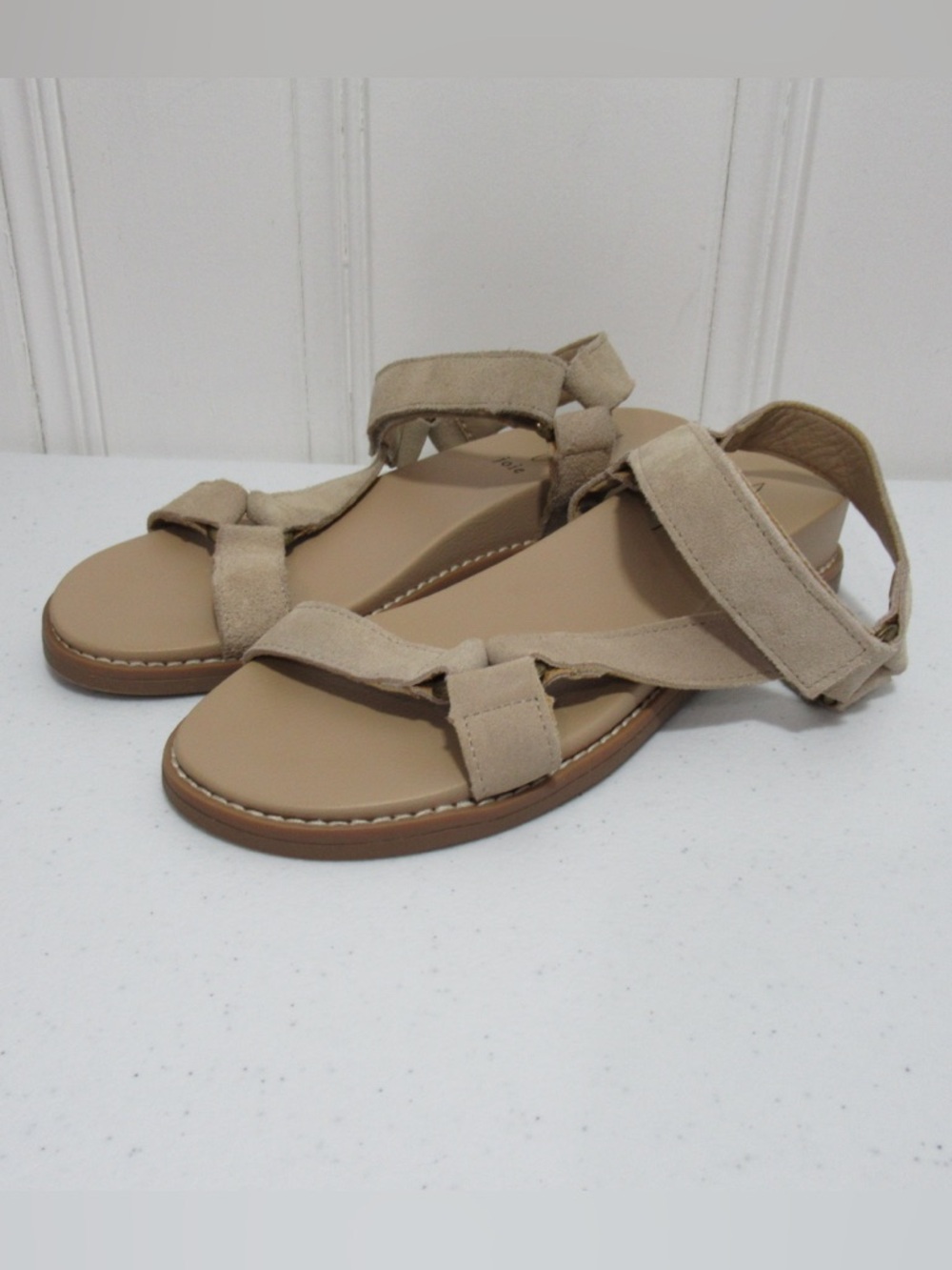 Joie Winona Leather Sandals Tan Taupe Size 9